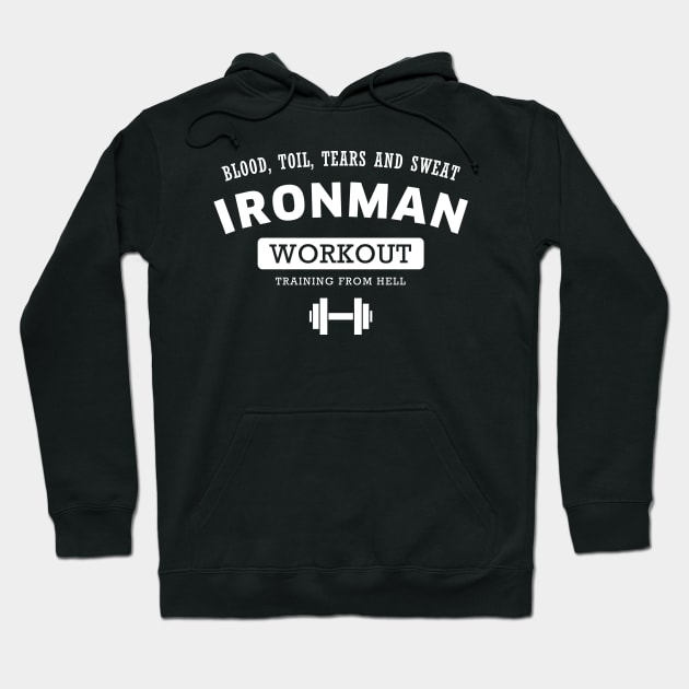 Ironman Workout Hoodie by 3coo